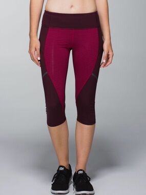 Lululemon Hop To It Crop *Full-On Luxtreme